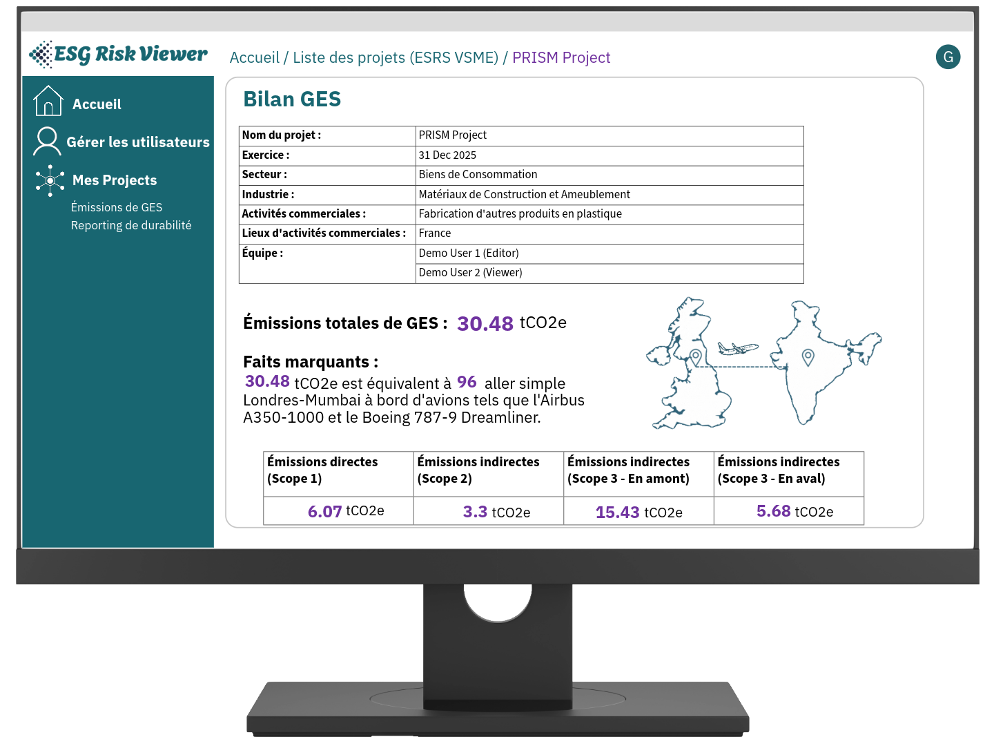 Un outil facile à utiliser pour la production de bilans de Gaz à effet de serre